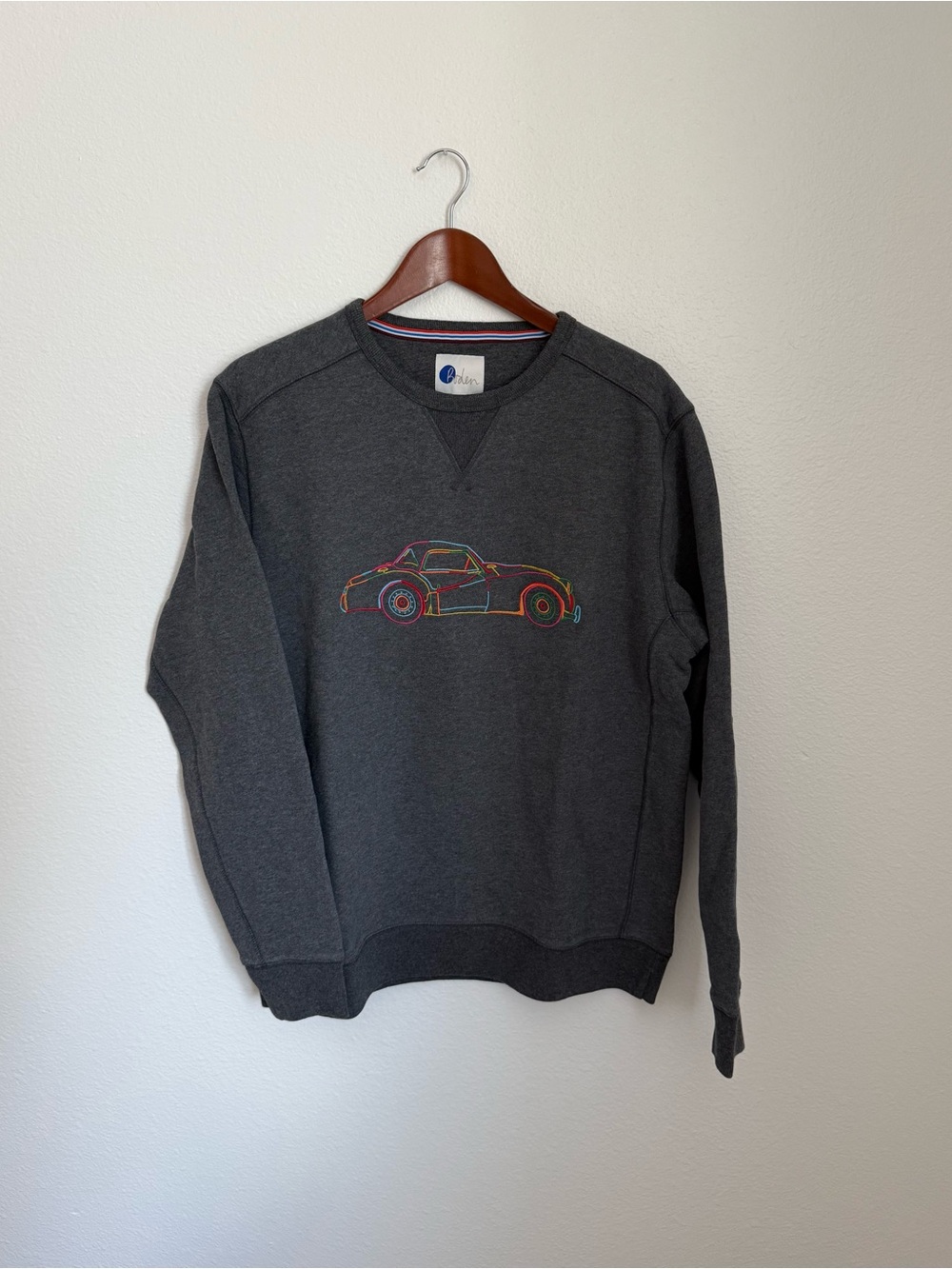 Dark Gray Boden Crewneck Sweatshirt